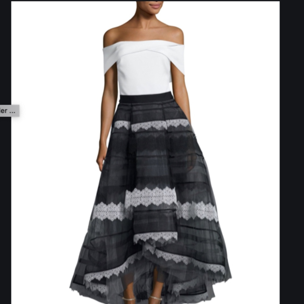 Sachin & Babi Women's Laura Off Shoulder Gown 10